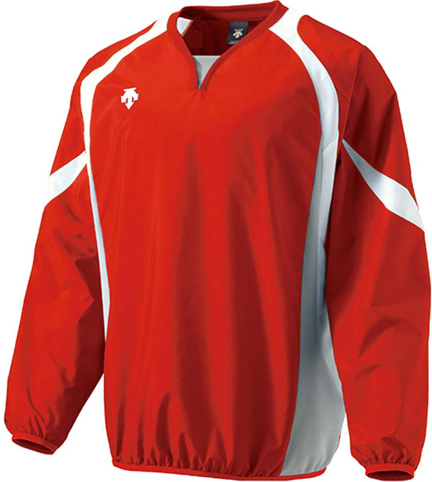 descente-colorblock-v-neck-pullover-sweatshirt-red-pj-320-brdwh