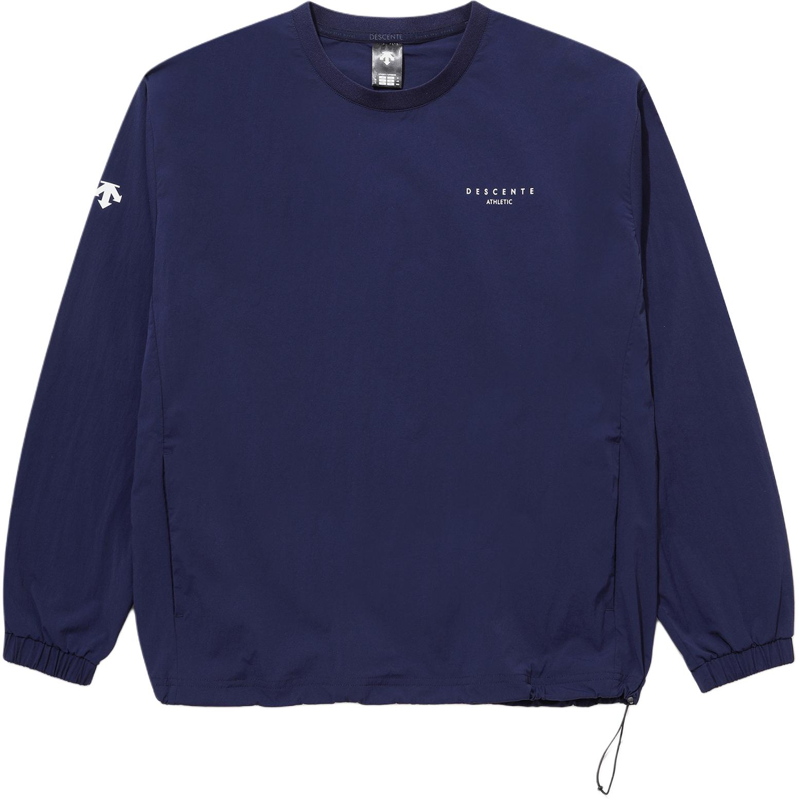 DESCENTE Crewneck Pullover Sweatshirt with Logo Print SP323UWH82