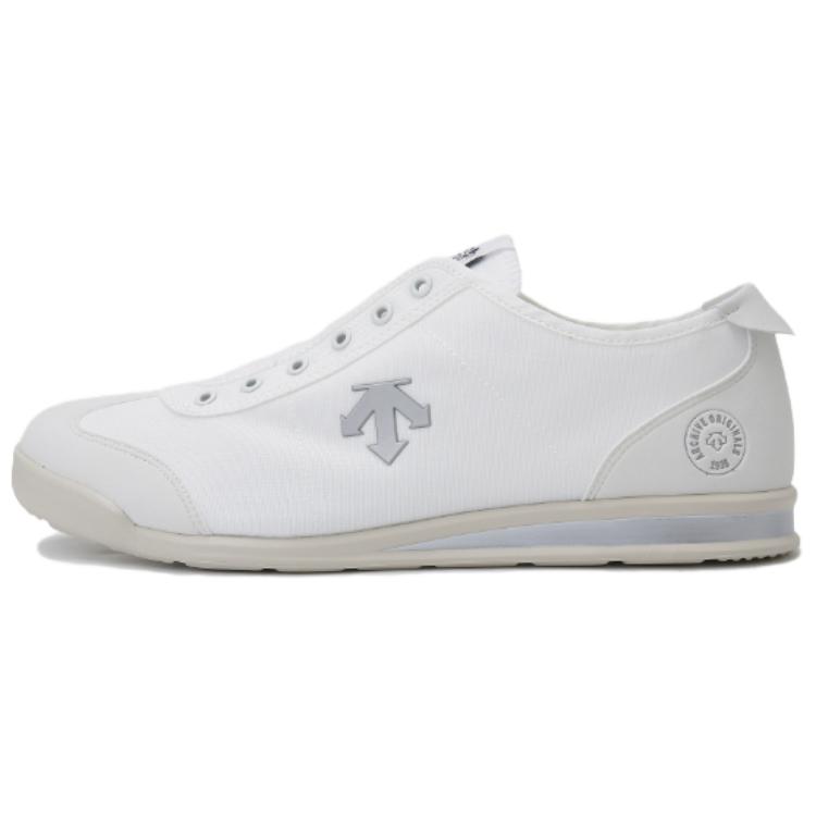 DESCENTE Cron Tempo White/Silver Low-Top Casual Sneakers SP323LSN73BGSV