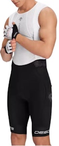 DESCENTE Serie Ciclismo Pantalones Ajustados Negros con Logo para Bicicleta. D4231CKH44 Details for DESCENTE Serie Ciclismo Pantalones Ajustados Negros con Logo para Bicicleta. D4231CKH44