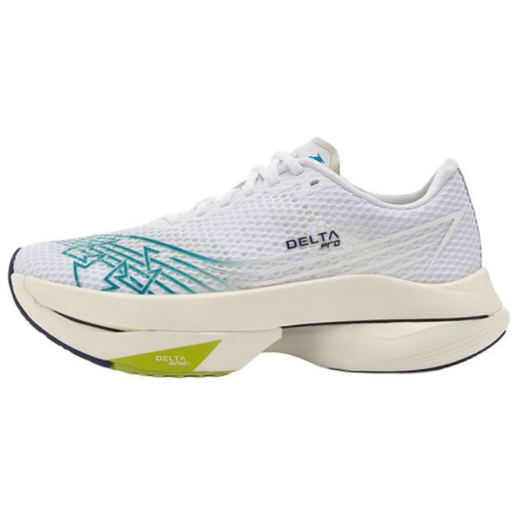 DESCENTE DELTA Lightweight Breathable Low-Top Running Shoes Black White D4223RRN51-WB