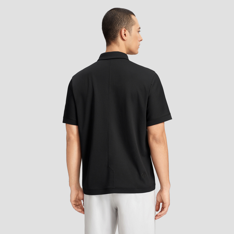 Purchase Polo de Manga Corta Half-Zip DESCENTE DUALIS para Commuters Urbanos. D4231DPS85