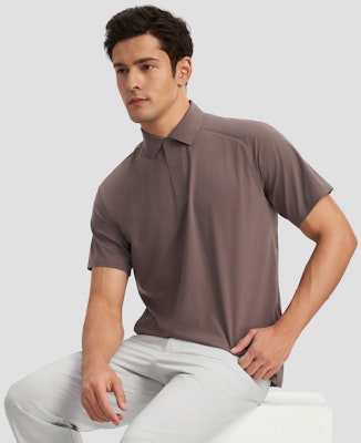 DESCENTE DUALIS Lightweight Comfortable Urban Commuter Polo Shirt D4331DPS84 2