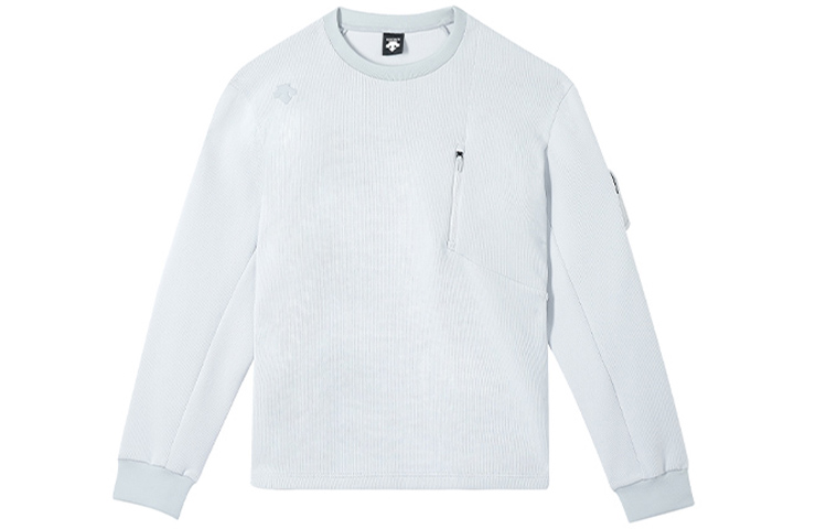 DESCENTE Dualis Casual Sports Crewneck Knitted Pullover Sweatshirt D2131DHT84