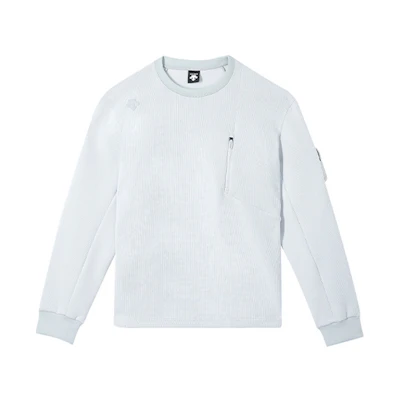 DESCENTE Dualis Casual Sports Crewneck Knitted Pullover Sweatshirt D2131DHT84