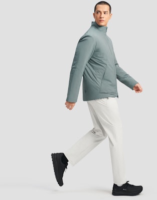 DESCENTE Dualis Series Jaket Minimalis Urban Commuter Katun. D3431DPD86 3