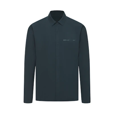 DESCENTE DUALIS SS24 Urban Casual Comfy Long-Sleeve Shirt D4231DSH83