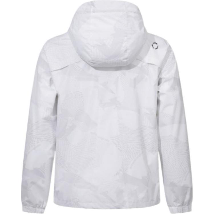Shop DESCENTE ESSENTIAL Mesh Lining Hooded Windbreaker Unisex Jacket. SP123RWB23