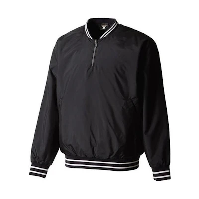 DESCENTE Essential Stripe Half-Zip Long-Sleeve Jacket Black () STD410BBLK