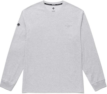 DESCENTE Essential Sweat-Wicking Unisex Crewneck Logo Sweatshirt SP323UTL71 Details for DESCENTE Essential Sweat-Wicking Unisex Crewneck Logo Sweatshirt SP323UTL71