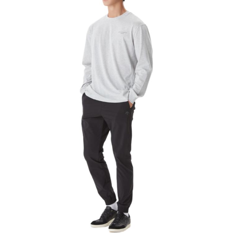 Cheap DESCENTE Essential Sweat-Wicking Unisex Crewneck Logo Sweatshirt SP323UTL71