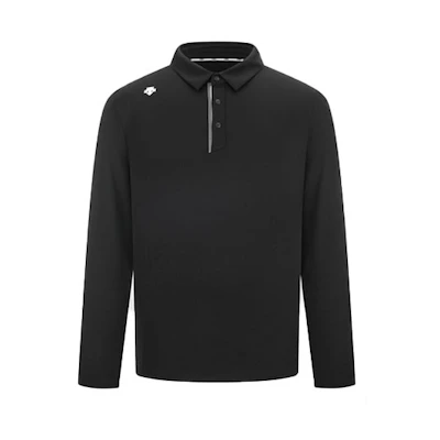 DESCENTE FIELD Series Breathable Polo Collar Long Sleeve Sports Tee. G333MFTL91
