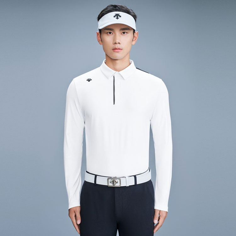 Lookbook DESCENTE FIELD Series Polo Lengan Panjang Sukan Bernafas. G333MFTL91