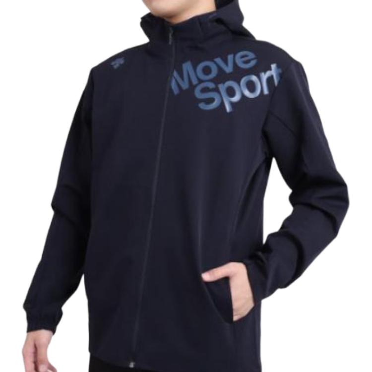 DESCENTE FIELD Series Letter Print Slim Fit Hoodie Jacket DMMUJF12A