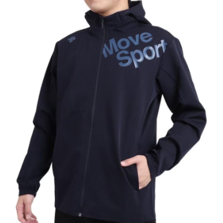 Lookbook DESCENTE FIELD Series Letter Print Slim Fit Hoodie Jacket DMMUJF12A