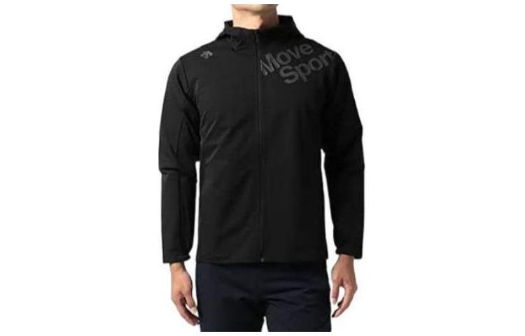 Sizing DESCENTE FIELD Series Letter Print Slim Fit Hoodie Jacket DMMUJF12A