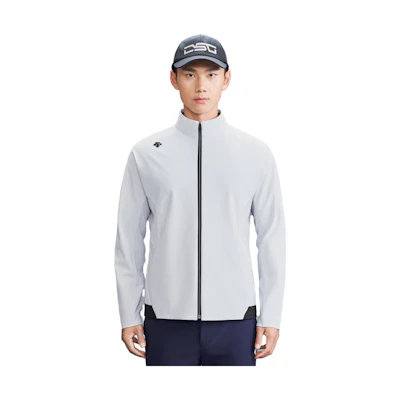 DESCENTE FIELD Series Solid Color Logo Stand Collar Jacket G333MFCS91