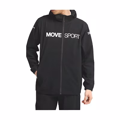 DESCENTE FIELD Series Unisex Hooded Letter Zip Jacket - Casual Long Sleeve DMMVJF11