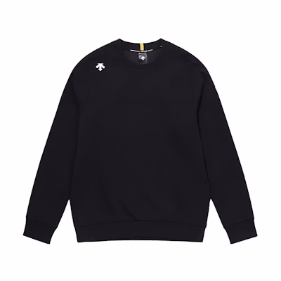 DESCENTE FIELD Series Waterproof Logo Crewneck Slim Fit Sweatshirt SP121IHT31