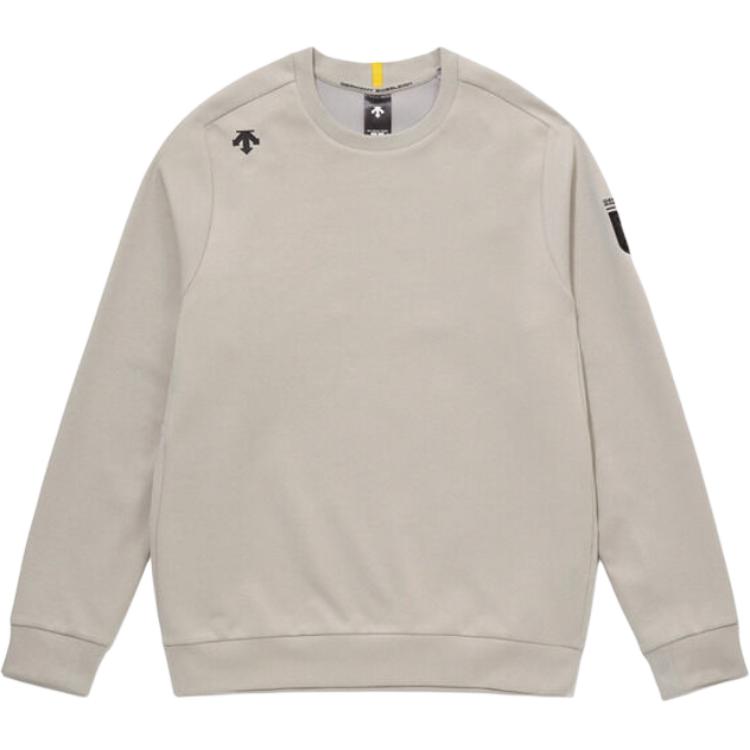 Shop DESCENTE FIELD系列防水標誌修身版型圓領運動衫 SP121IHT31