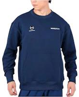 DESCENTE Fitted Long-Sleeve Sweatshirt with Letter Print Design DXC2703XB DESCENTE Fitted Long-Sleeve Sweatshirt with Letter Print Design DXC2703XB