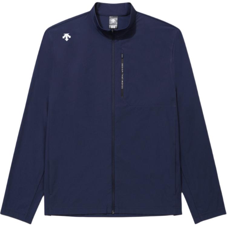 DESCENTE Functional Soft Windproof Jacket Unisex Stand Collar Versatile Style SP223XFT41
