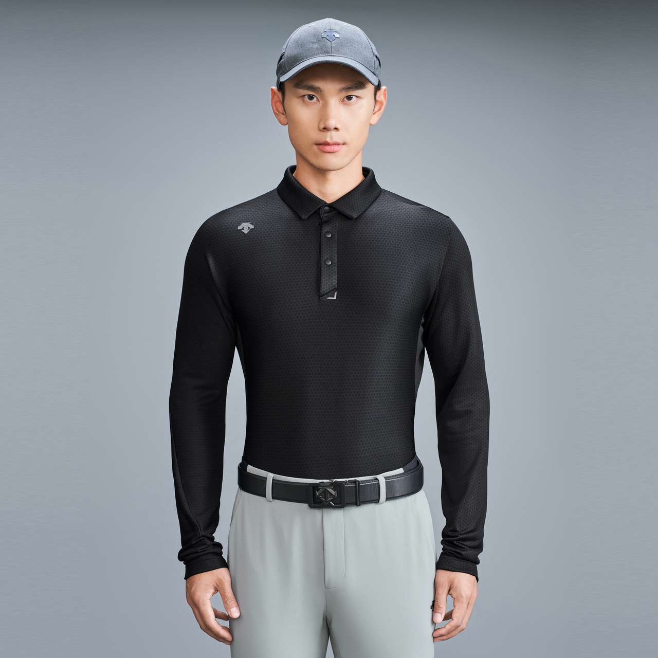 Sizing DESCENTE FW23 男士PRO修身款長袖套頭T恤 G333MPTL91