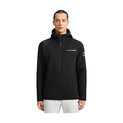 DESCENTE FW23 Training Series Black Zip-Up Hoodie Jacket D3431TFT56