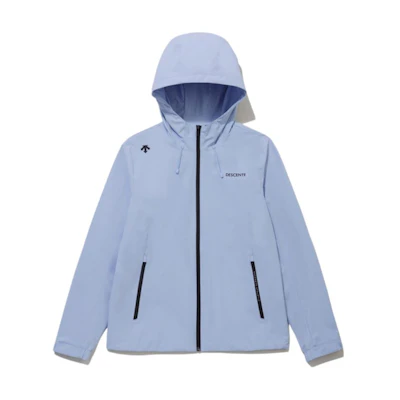 DESCENTE FW25 Unisex Hooded Windproof Thermal Jacket with Logo Design SQ123UJK11