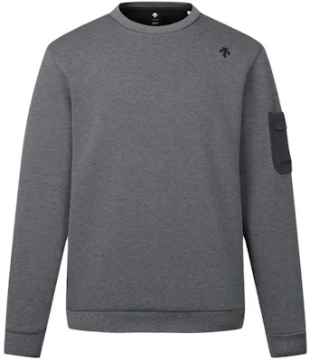 DESCENTE G-ARC Logo Print Crewneck Long Sleeve Sweatshirt Gray - DP12MFNL12 Buy DESCENTE G-ARC Logo Print Crewneck Long Sleeve Sweatshirt Gray - DP12MFNL12