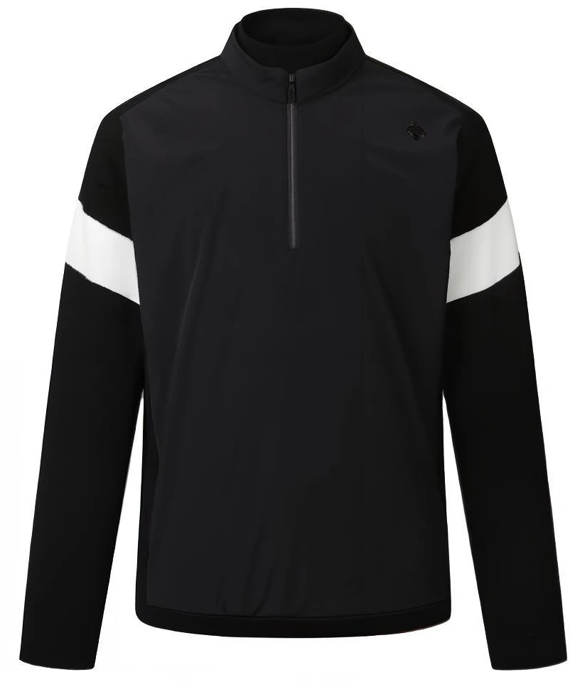 descente-golf-colorblock-half-high-collar-long-sleeve-pullover-black-dp-12-mfkp-23-blkg