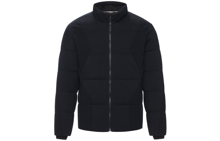 DESCENTE GOLF Field Series Navy Stand Collar Zip Jacket G342MFKON1