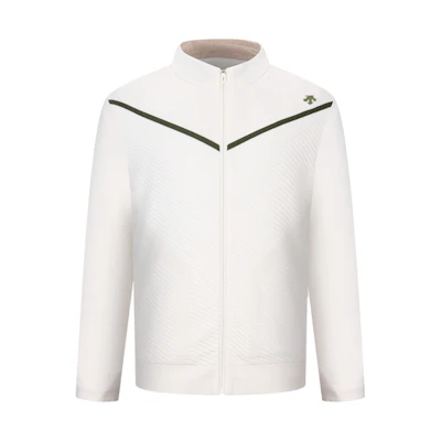 DESCENTE GOLF FIELD Series Slim Fit Zip Jacket - Solid Color G342MFKOO1