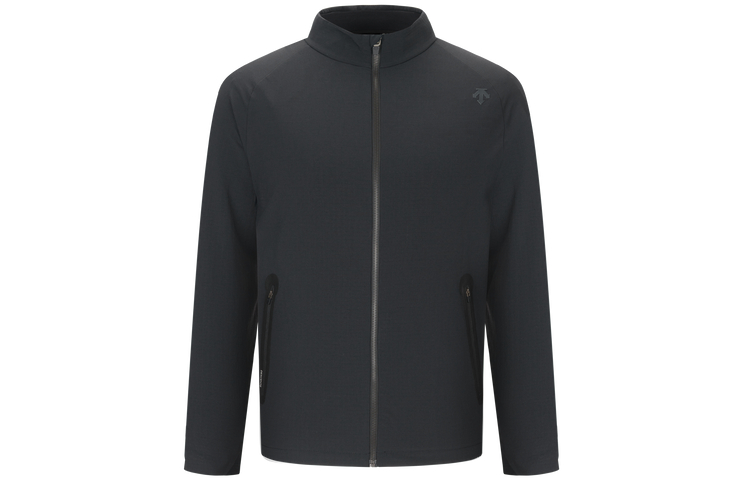 DESCENTE GOLF FIELD Solid Color High Collar Zip Golf Jacket G342MFBLN9