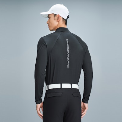 DESCENTE Golf PRO UV Protection UPF100+ 4-Way Stretch Long Sleeve Polo Shirt G413MPTL11 7