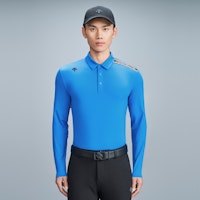 迪桑特高尔夫防晒UPF100+四向弹力长袖POLO衫 G413MPTL11 1
