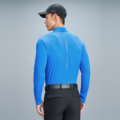 DESCENTE Golf PRO UV Protection UPF100+ 4-Way Stretch Long Sleeve Polo Shirt G413MPTL11 2