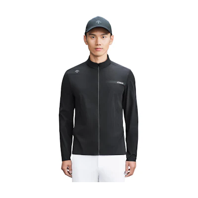 DESCENTE Golf Stand Collar Zip Long-Sleeve Jacket G423MPBL31