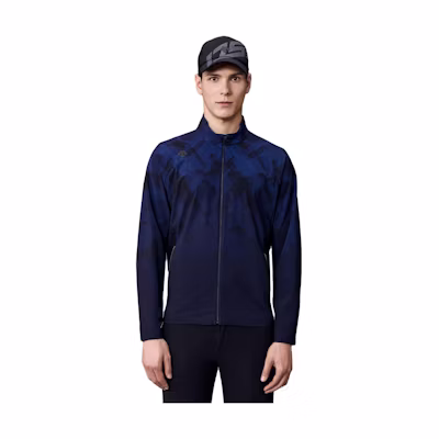 DESCENTE GOLF Vintage Camo Colorblock Zip-Up Jacket for Men G122MFCS45
