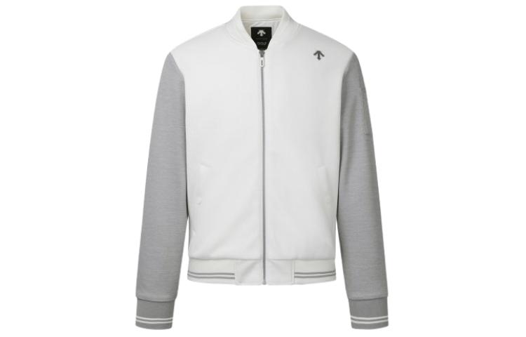 DESCENTE GOLF White Slim-Fit Zip Long-Sleeve Jacket DP12MFBL12BWTG