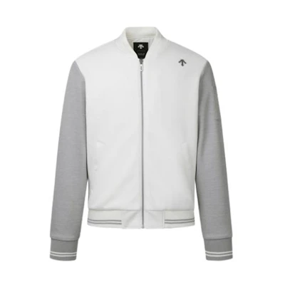 DESCENTE GOLF White Slim-Fit Zip Long-Sleeve Jacket DP12MFBL12BWTG