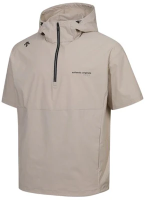 DESCENTE Half-Zip Hooded Loose Fit Short Sleeve Jacket Unisex SP123RAN39 3