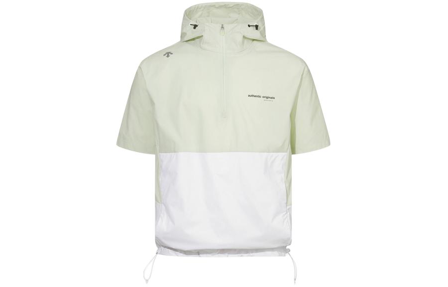 Lookbook DESCENTE Half-Zip Hooded Loose Fit Short Sleeve Jacket Unisex SP123RAN39