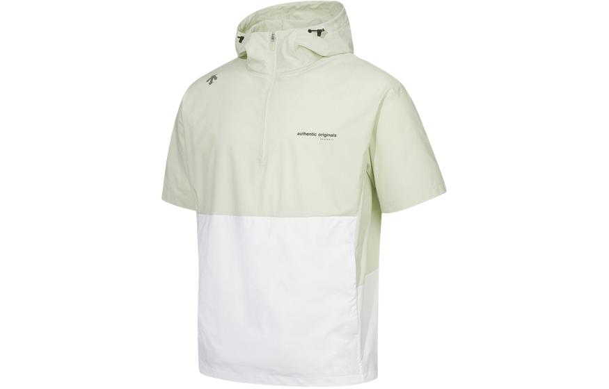 Purchase DESCENTE Half-Zip Hooded Loose Fit Short Sleeve Jacket Unisex SP123RAN39