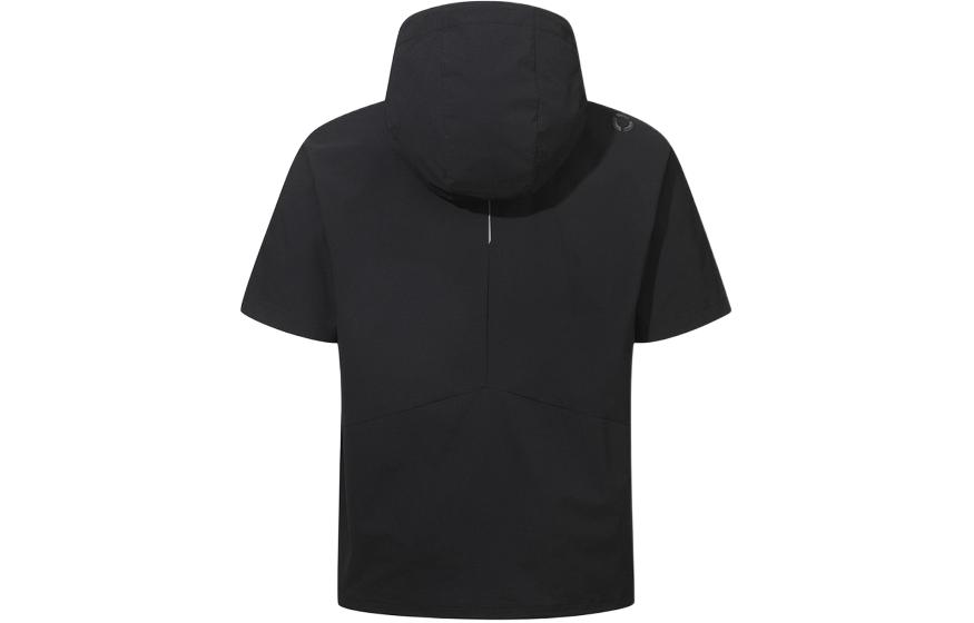 Sizing DESCENTE Half-Zip Hooded Loose Fit Short Sleeve Jacket Unisex SP123RAN39