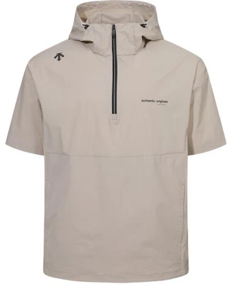 DESCENTE Half-Zip Hooded Loose Fit Short Sleeve Jacket Unisex SP123RAN39 1