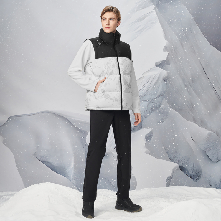 DESCENTE HEAT NAVI Ski Style Unisex Down Vest Autumn Sports Casual. D3433SDV63 圖 11
