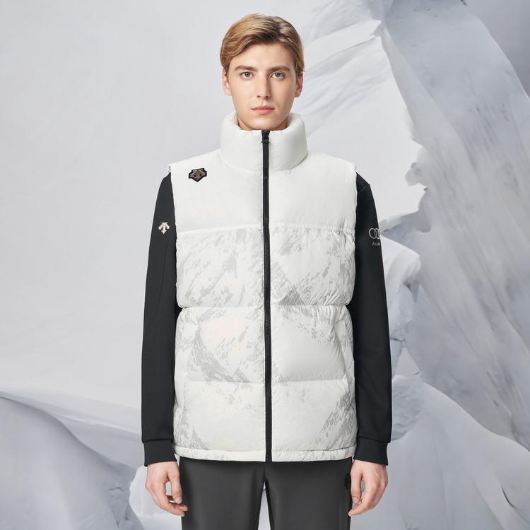DESCENTE HEAT NAVI Ski Style Unisex Down Vest Autumn Sports Casual. D3433SDV63 圖 4