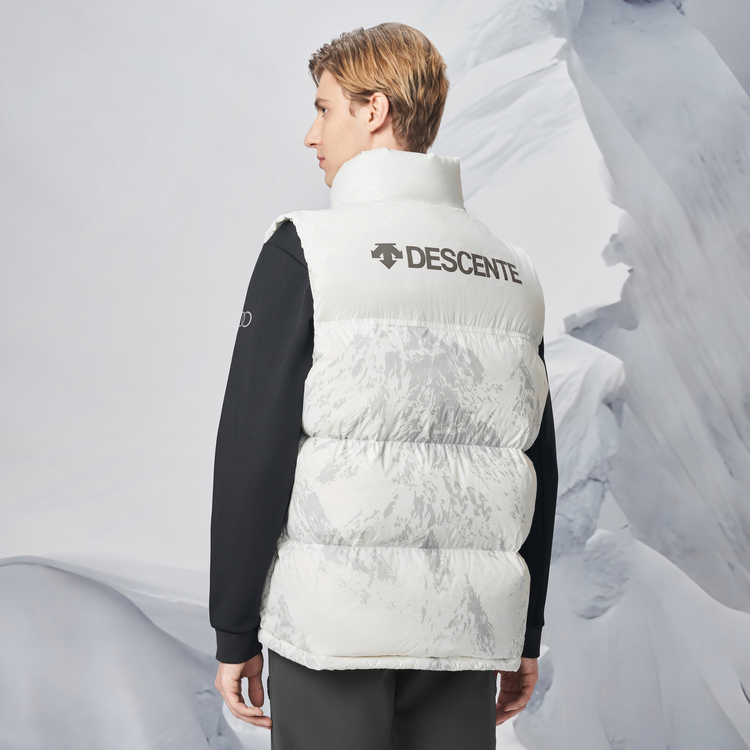 DESCENTE HEAT NAVI Ski Style Unisex Down Vest Autumn Sports Casual. D3433SDV63 圖 5