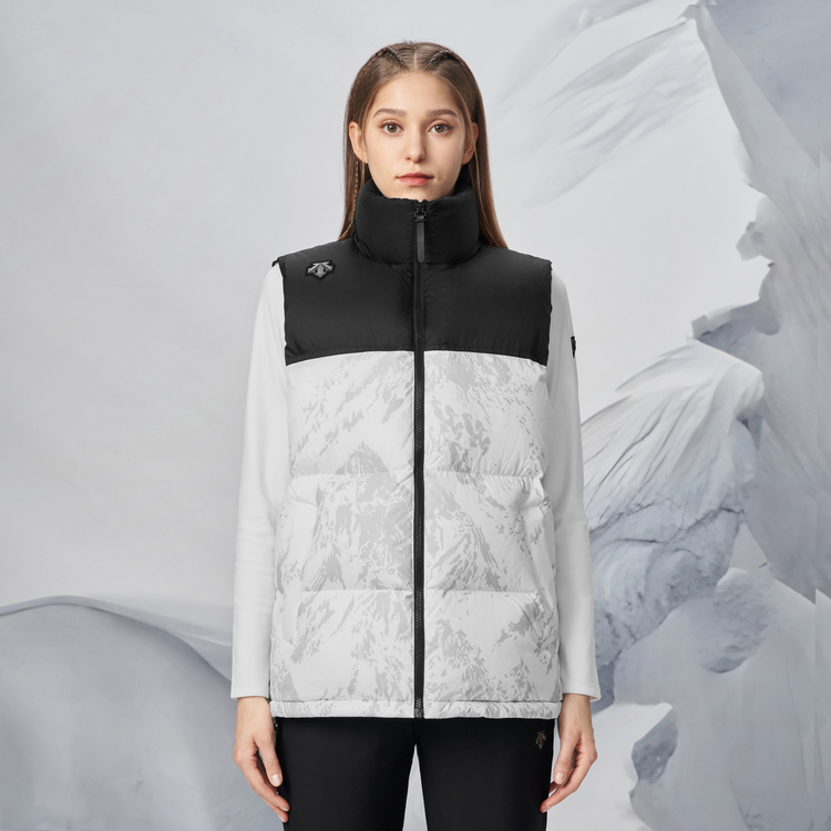 DESCENTE HEAT NAVI Ski Style Unisex Down Vest Autumn Sports Casual. D3433SDV63 圖 9